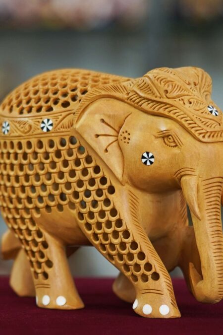 Wooden elephant